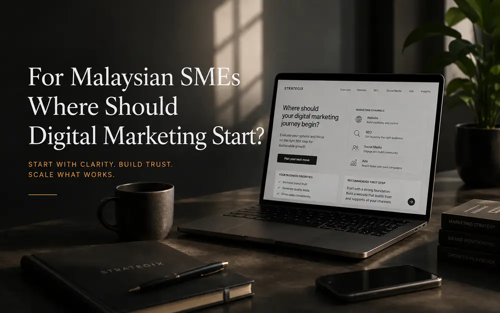 For Malaysian SMEs, Should Digital Marketing Start with Website, SEO, Social Media or Ads?